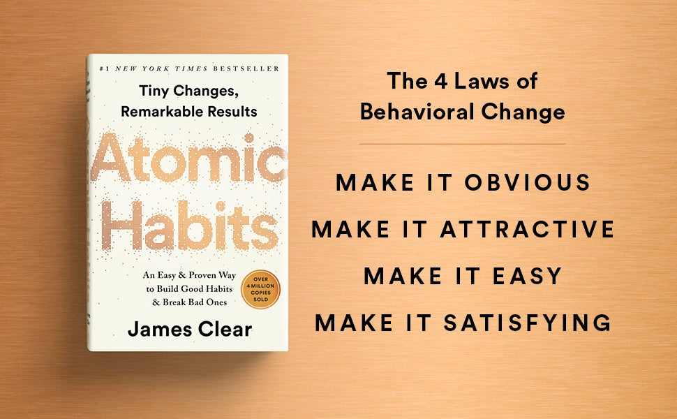 Atomic Habits Book by James Clear | The Four Laws of Behavioral Change